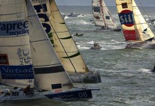 Top départ pour les monocoques Transat Jacques Vabre 2005-D�part