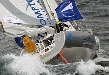 Class 40´ : rafale d´arrivées cette nuit Comptoir Immobilier Guillaume Voizard Class 40 Route du Rhum 2006