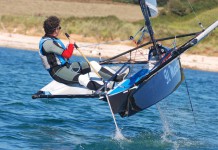 La voile en rase moth Moth à foils