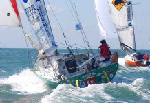 Transat 6,50 : premières tendances Mini Transat 6.50 départ La Rochelle sous spi