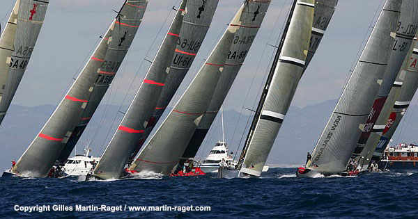 Régate en flotte à Valence