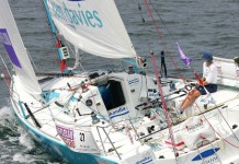 “Fast Sam”” à l´attaque” Solitaire 2004 : Skandia - Samantha Davies