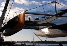 LA PROCHAINE ODYSSÉE DU GEANT ORANGE II Mise à l´eau d´Orange II