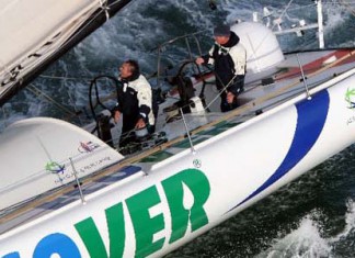 Golding champion Imoca Ecover - Mike Golding et Dominique Wavre