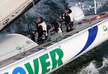 Ecover premier 60′ IMOCA Ecover - Mike Golding et Dominique Wavre