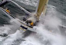 Le Gitana Team en force au départ de la Transat Jacques Vabre Gitana 11 - Fred Le Peutrec et Yann Guichard � C. Borlenghi/Sea&See/DPPI