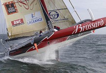 Le départ des funambules Trimaran Brossard