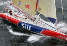 Une longue course de vitesse dans l’hémisphère Sud Sill et V�olia - Roland Jourdain et Ellen MacArthur