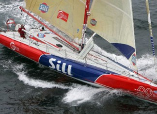 Où l’on affûte Sill & Veolia… Sill et V�olia - Roland Jourdain et Ellen MacArthur