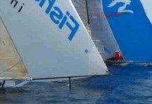 Les airs légers profitent aux équipages européens Chapionnat du Monde et d´Europe des 18 pieds australiens