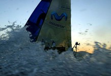 L´équipage de Movistar a abandonné son navire… Bouwe Bekking - Movistar