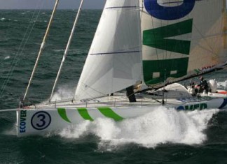 Mike Golding de nouveau leader … Mike Golding - Ecover