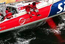 Sill en tête de la Calais Round Britain Race Roland Jourdain - Sill & Veolia