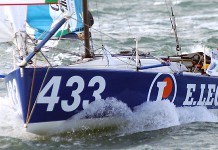 La Transat 6.50 selon Corentin Douguet Corentin Douguet - départ Mini Transat 2005