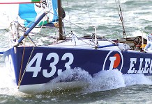 Douguet passe au Figaro Corentin Douguet mène le bal vers Fort Boyard