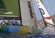 Les “locaux”” de l´étape” Luna Rossa Challenge contre Desafio Espanol