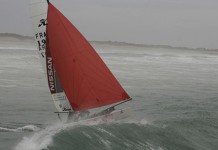 In the Waves Catamaran Hobie Tiger-Citeau-Team Nissan
