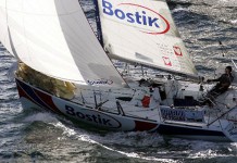 Arrivée de la 3ème étape à Camaret : Les Rochelais… d’un rien au bout de la Bretagne ! Charles Caudrelier - Bostik