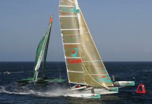 Le double vu par Desjoyeaux-Destremau GP Lorient 2005-Orma-Géant
