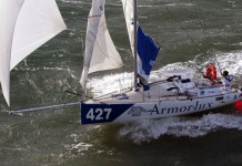 Le trio a fait le tri Mini Transat 2005-Gladu-Armor Lux