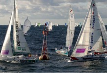 De Pavant, Eliès, Desjoyeaux tiennent tête Michel Desjoyaux-Geant