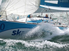 Les solitaires affolent encore les chronos Samantha Davies - Skandia