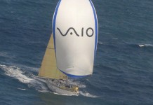 La Rochelle accueille le Global Challenge Global Challenge - Vaio en approche de La Rochelle