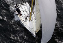 National Open 7.50 : Dick devant Open 7.50 - Spi Ouest France