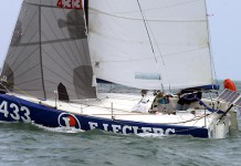 Faibles écarts sur le Mini Fastnet Corentin Douguet - Proto 433 E.Leclerc
