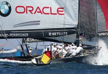 Départ du Valencia Louis Vuitton Act 5 America´s Cup - Acte 4