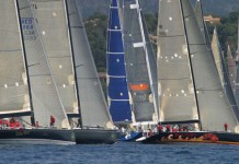 189 voiliers au départ de Saint-Tropez Départ de la Giraglia Rolex Cup