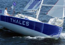 Petits airs et vent de changement Erwan Tabarly au départ de la Generali Solo 2005