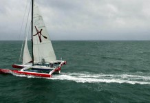 Anne Caseneuve abandonne l´OSTAR Anne Caseneuve / Trimaran Acanthe Ingénierie