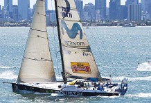 Movistar, un finish dans la douleur Movistar Arrivée Melbourne