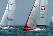 Mini-Pavois, les premières arrivées en milieu de soirée Mini-Pavois 2005