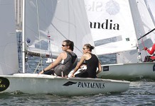 Le contingent tricolore tient bon 470 Douroux Petitjean