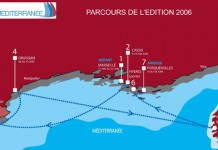Solo Méditerranée 2006, le circuit Méditerranéen “Nouvelle Vague” Solo Méditerranée 2006 carte du parcours