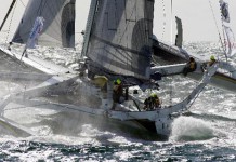 Les “Gitana”” au départ de l´IB Group Challenge” Gitana X - Thierry Duprey du Vorsent