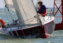 Mini Pavois : finish à Saint Quay Mini Pavois 2001