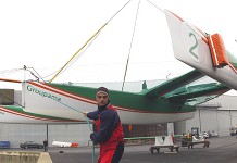 A l’eau ! Groupama 2 remise à l´eau