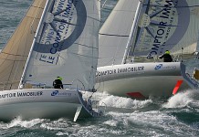 De la Solitaire au Rhum… Comptoir Immobilier Sailing Team Pogo 40 et Figaro 2