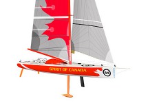 Le skipper canadien Derek Hatfield confirme ses vues sur le Vendée-Globe 2008. Open 60 Spirit of Canada