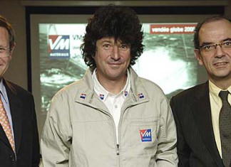 Jean Le Cam : un Vendée Globe sous les couleurs de VM Matériaux Conférence de presse VM - Le Cam
