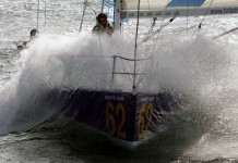 Le sprint final … Brit air Armel le Cleac'h Nicolas troussel