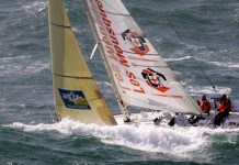 Deuxième départ de l´AG2R cette nuit à Porto Santo B de Broc B Petit les mousquetaires