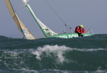 Beyou – Riou : le point sur 20 jours de mer… Jeremie Beyou Vincent Riou delta dore