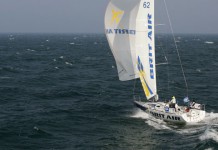 Chaude arrivée, samedi à Saint-Barth´… Brit air Armel le Cleac'h Nicolas troussel