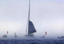 Encore quatre concurrents sur le Vendée Globe … Bruce Schwab