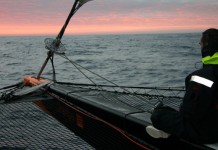 Course-poursuite avec les dépressions pour rejoindre le cap Bruno Peyron - Orange II