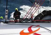 ORANGE II CHERCHE A GAGNER DANS L´EST Bruno Peyron - Orange II